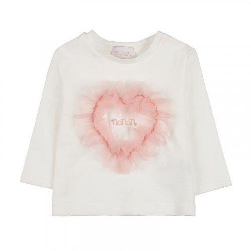 Bluza cu inima din tulle