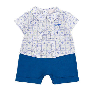 COSTUM ROMPER DIN IN SI BUMBAC