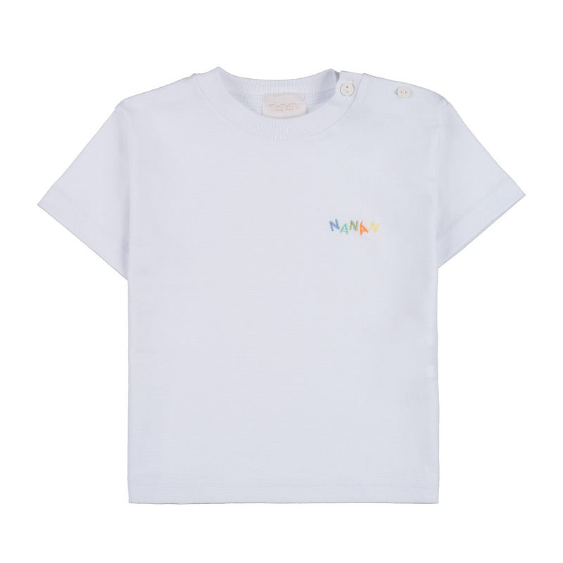 TRICOU ALB DIN BUMBAC ORGANIC CU LOGO