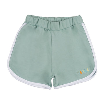 SORT SPORT VERDE DIN BUMBAC