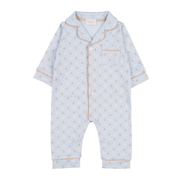 PIJAMA JERSE ORGANIC BLUE