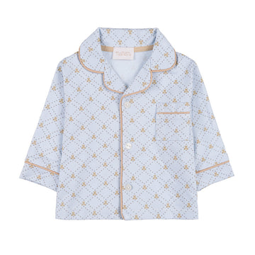 SET PIJAMA BLEU DIN BUMBAC
