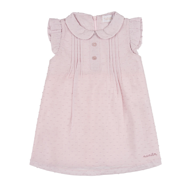 ROCHIE CU GULER ROTUND DIN BUMBAC PLUMETI