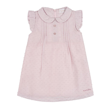ROCHIE CU GULER ROTUND DIN BUMBAC PLUMETI