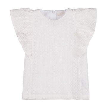 Tricou din broderie anglaise