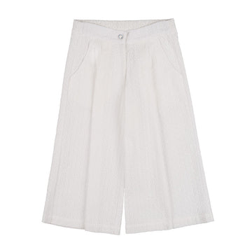 Pantaloni din broderie anglaise