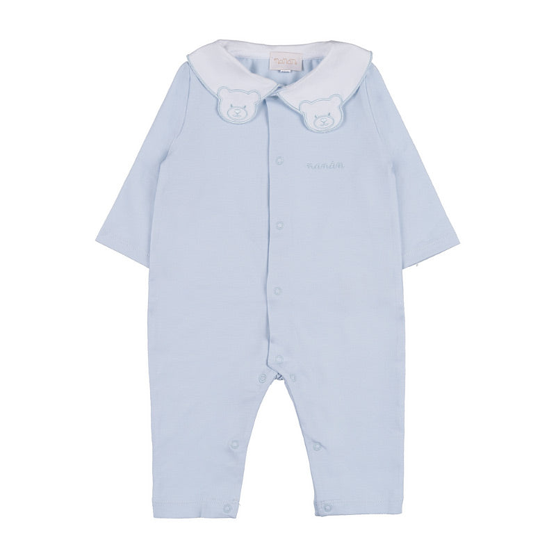 ROMPER BLUE CU GULER BRODAT