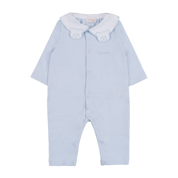 ROMPER BLUE CU GULER BRODAT