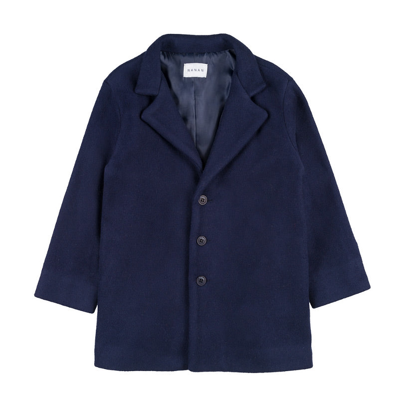 Palton bleumarin elegant pentru copii