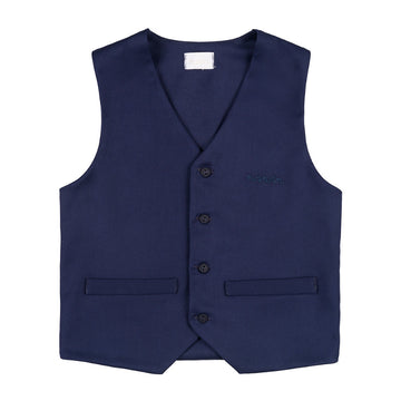 Vesta bleumarin eleganta pentru baieti