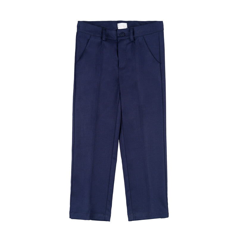 Pantaloni eleganti bleumarin pentru baieti