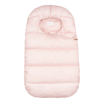 Sac de dormit bebelusi roz pudrat, ideal pentru carucior