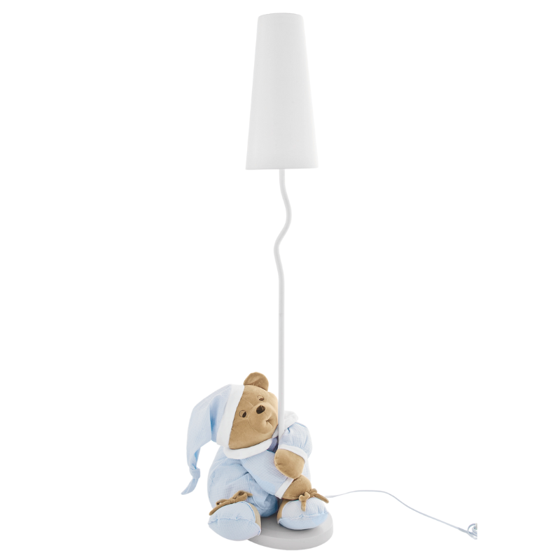 Lampa Puccio pentru camera bebelusului, 130 cm inaltime, ursulet roz
