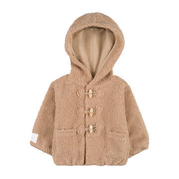 JACHETA TEDDY BEJ CU GLUGA
