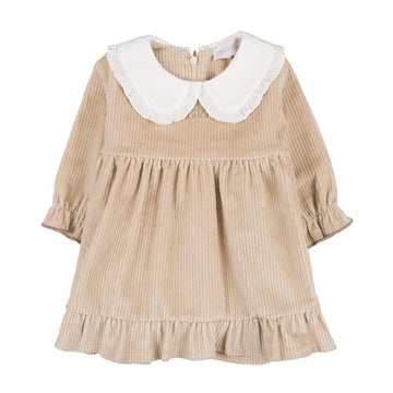 Rochie din catifea cu guler elegant