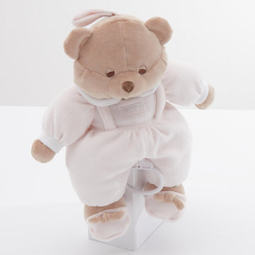 Jucarie muzicala Puccio roz din plus, 33 cm, cu mecanism manual