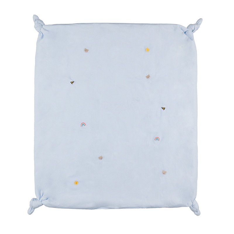 PATURICA BLUE CU MOTIVE BRODATE