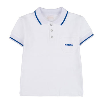 Tricou cu guler polo si logo Nanan