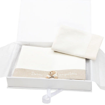 Set 3 asternuturi pentru pat co-sleeping, 100% bumbac, ursuletul Tato
