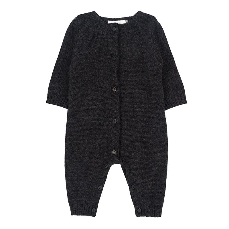 SALOPETA NEAGRA DIN CASMIR CU NASTURI