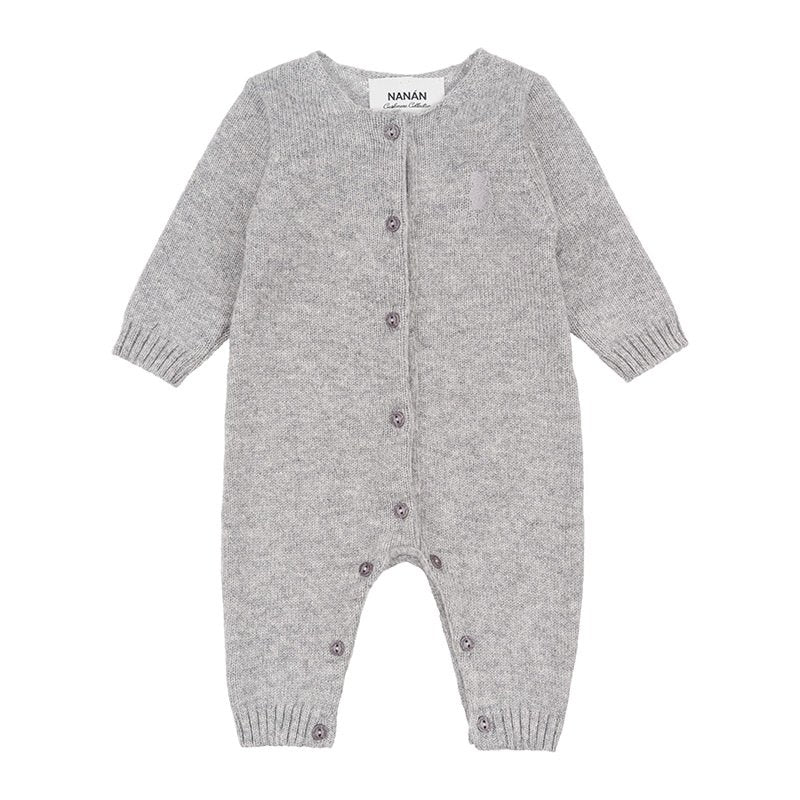 SALOPETA GRI DIN CASMIR CU NASTURI