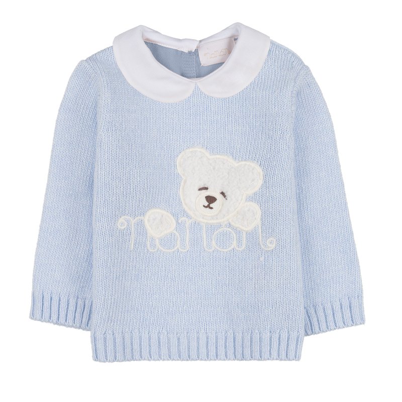 SET DOUA PIESE BLUE DIN LANA MERINOS